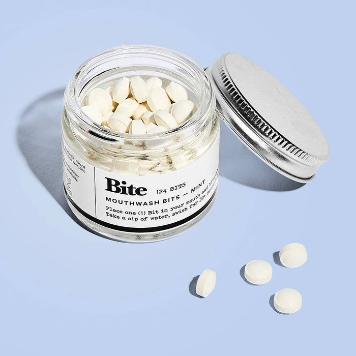 Bite Mouthwash Bits Set (124 bits / 4 month supply) Byome