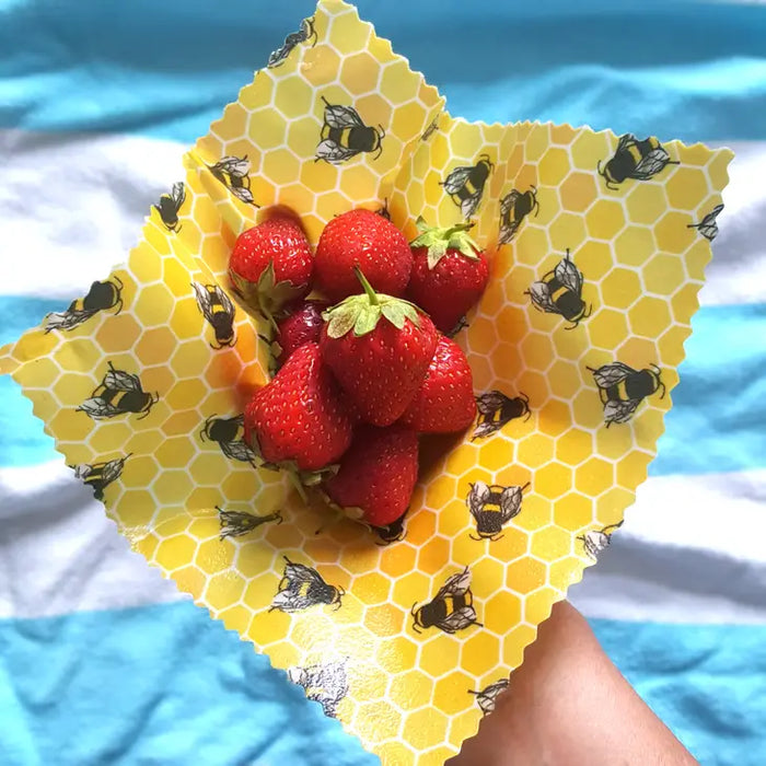 Handmade Beeswax Food Wraps - Certified Food Safe and Eco-Friendly