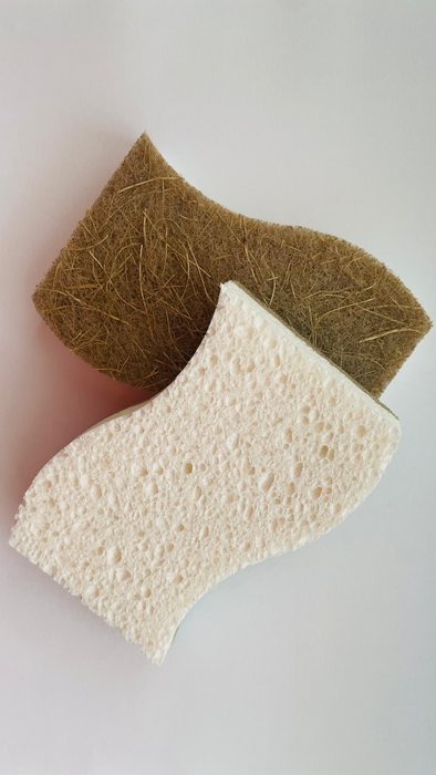 Plant-Based Compostable Sponges 2-pack